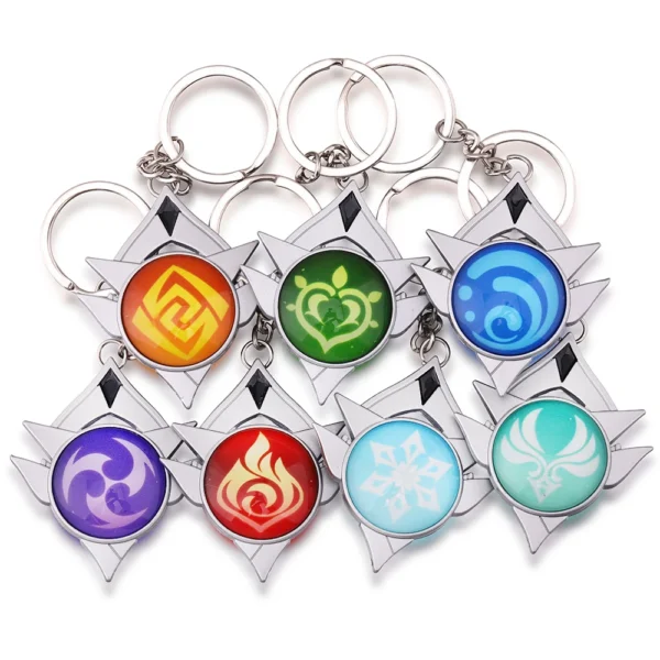 Genshin Impact Vision Keychain - Image 3